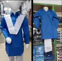 government school uniform for boys blue shirt grey paint sizes available 18 to 42 No Ratings